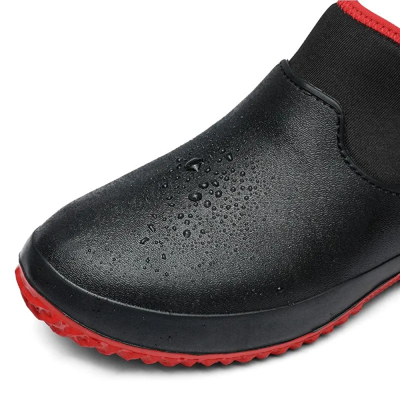 Cuzcare Slip-on Waterproof Orthopedic Shoes Rubber Winter Boots For Men